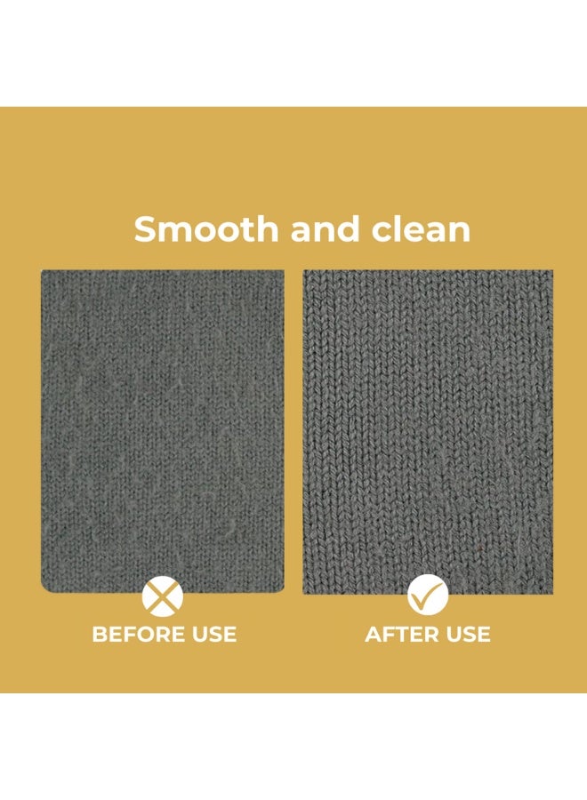 Rechargeable Electric Lint Remover - Professional Fabric Shaver for Clothes, Furniture & Carpets - 6-Blade Efficiency, Portable USB Charging, Upgraded Fuzz & Bobble Remover - Image 3